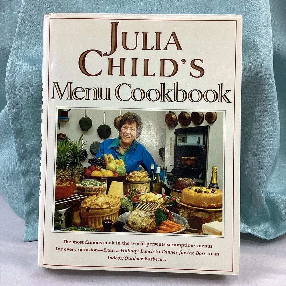 Julia Child's Menu Cookbook Hardcover 1991 Wings Books French Cooking Recipes